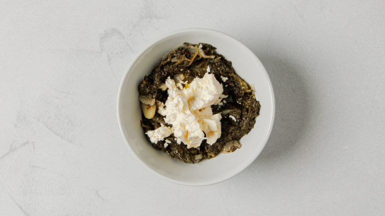 Pinaattia Fetajuustolla